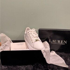 Ralph Lauren Classic White Sneakers